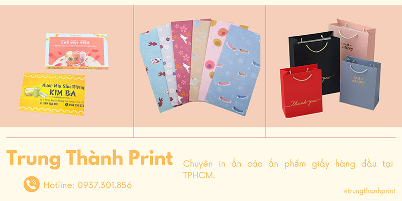 gioi thiu san pham giay Trung Thanh Print