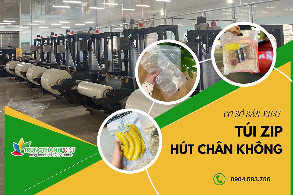 Xưởng sản xuất túi zip hút chân không uy tín giá rẻ