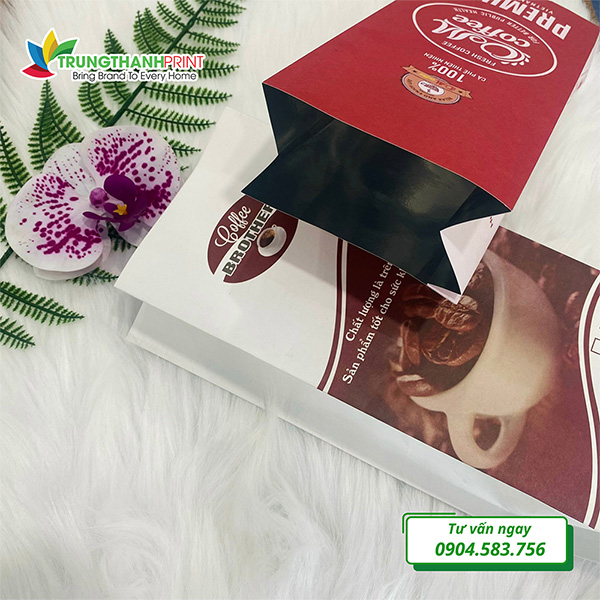 Các mẫu bao bì giấy đựng cà phê