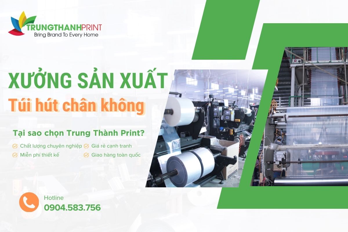 Công ty sản xuất túi hút chân không size lớn