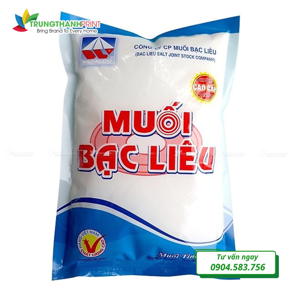 Mẫu bao bì đựng muối đẹp, thu hút