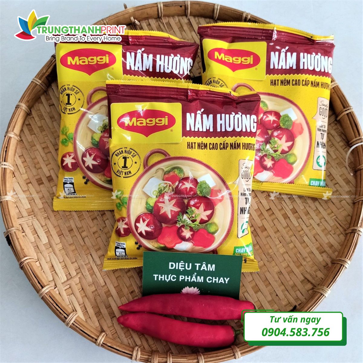 Xưởng in bao bì hạt nêm giá sỉ tận gốc