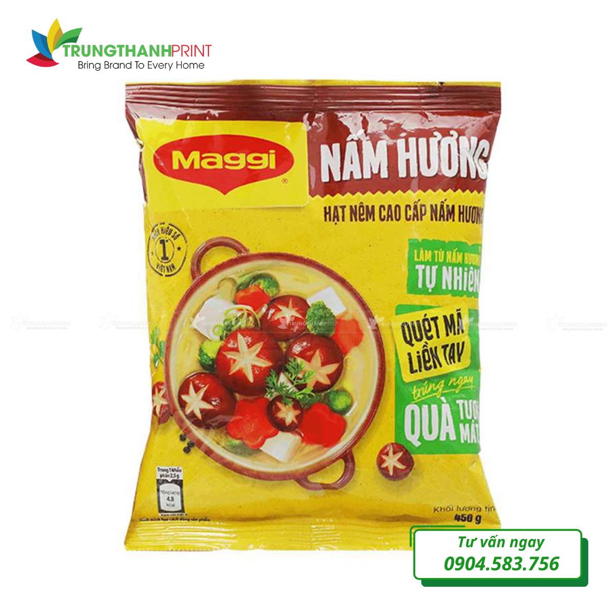 Bao bì hạt nêm chất liệu màng ghép chống ẩm