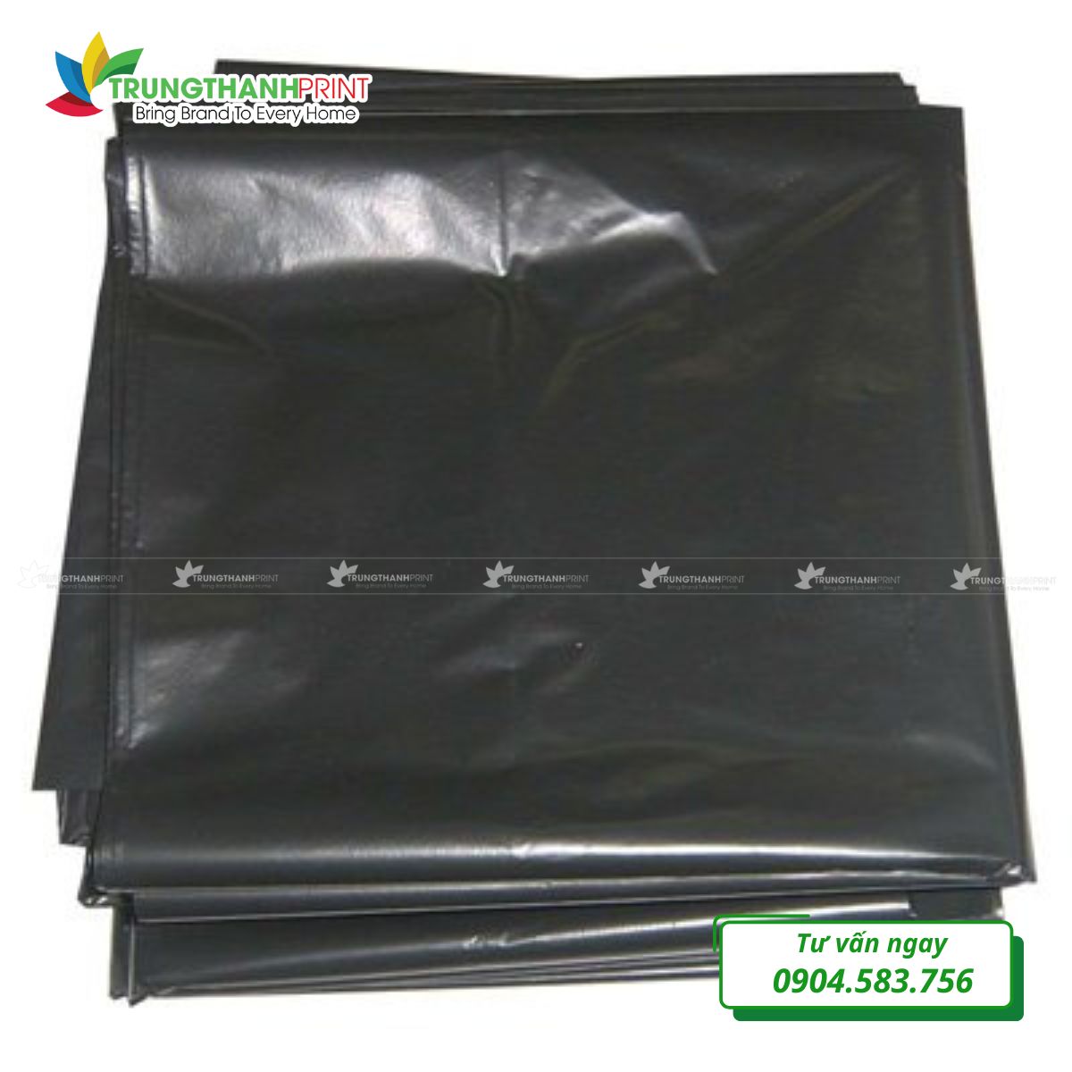 Bịch rác công nghiệp khổ rộng, dày dặn