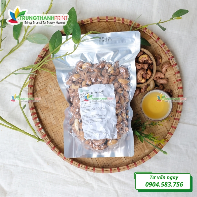 Bao bì đựng hạt điều