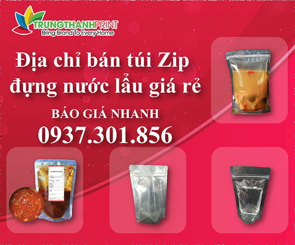 Địa chỉ bán túi zip đựng nước lẩu