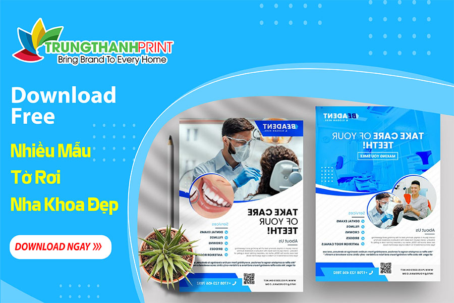 Download Free Nhiều Mẫu Tờ Rơi Nha Khoa Đẹp