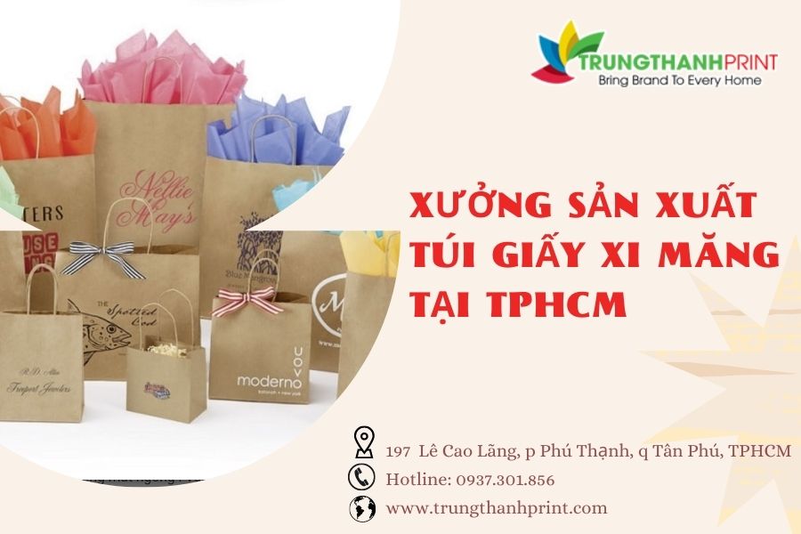 Xưởng Sản Xuất Túi Giấy Xi Măng Giá Rẻ TPHCM