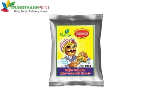 bao bì đựng gia vị túi bạc