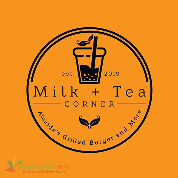 Sáng tạo với 99 mẫu logo trà sữa cute mà đẹp thu hút khách hàng 7