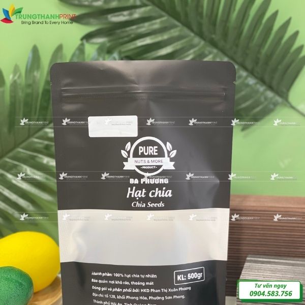 in bao bì giấy khóa kéo