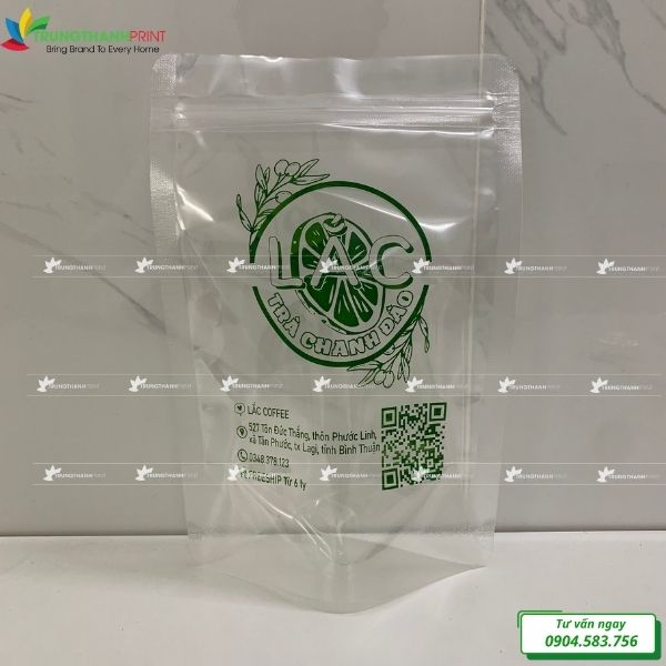 in túi zip nhựa trong