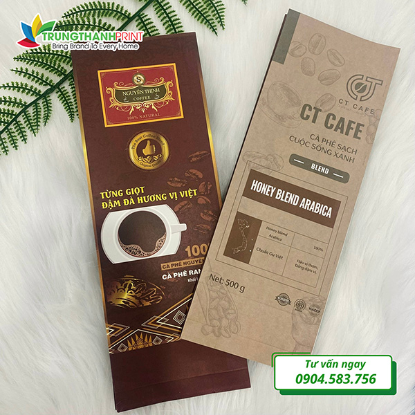 túi xếp hông đựng cà phê