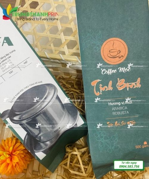 bao bì cà phê túi giấy
