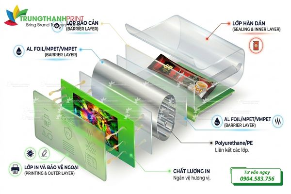 các lớp bao bì màng ghép