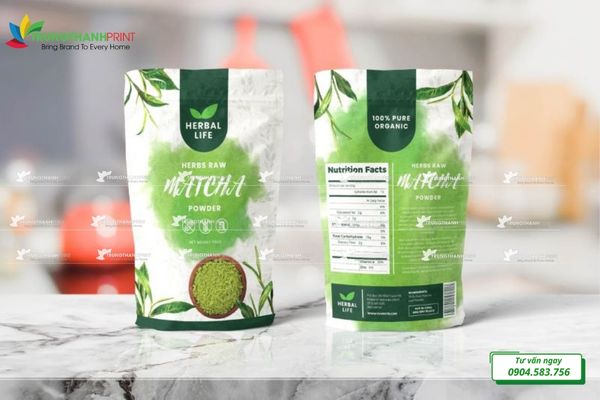 in ấn bao bì matcha