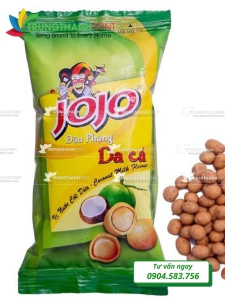 túi màng ghép đựng đậu phộng