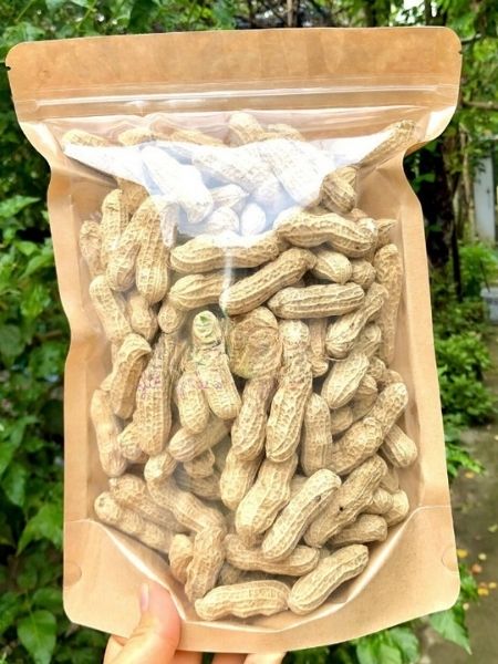 túi zip giấy một mặt trong đựng hạt đậu phộng