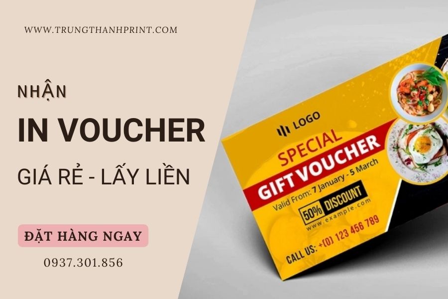 In Voucher Giá Rẻ, Chuyên Nghiệp, Lấy Liền Trong Ngày