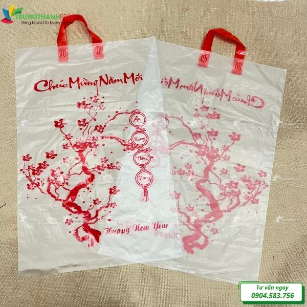 Túi đựng lịch tết có quai ép