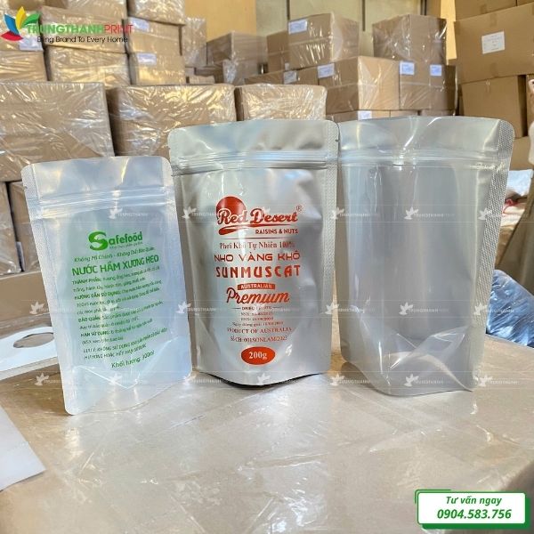 in logo lên túi zip bạc