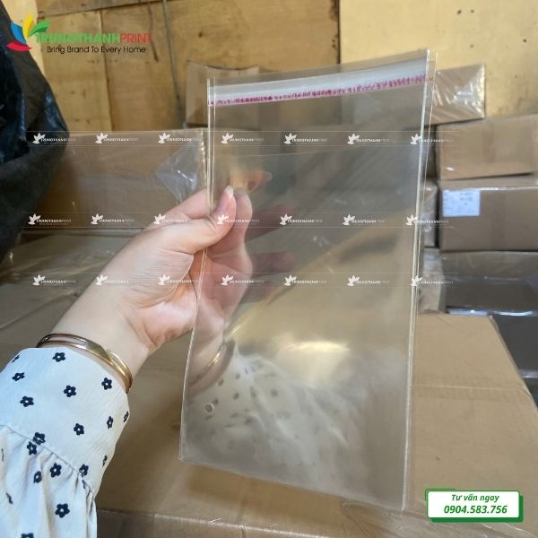 túi dán miệng opp