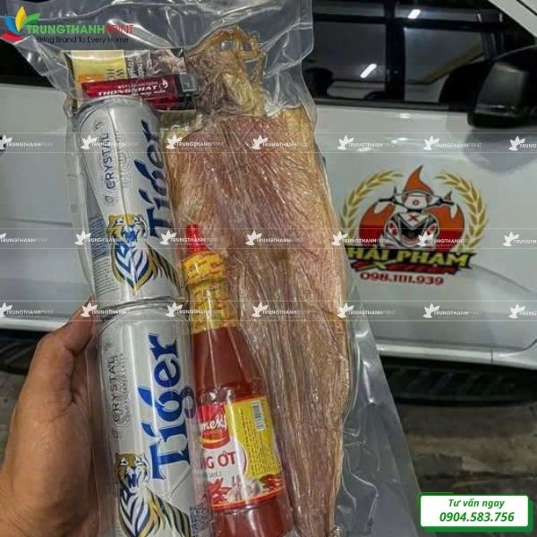 túi hút chân không đựng thực phẩm