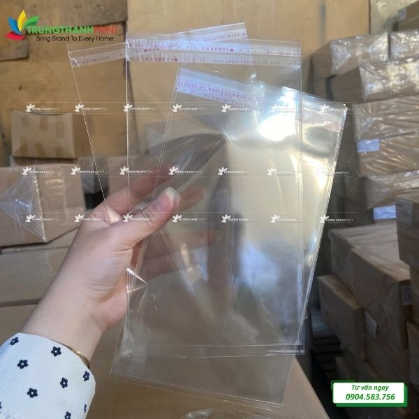 túi opp dán miệng