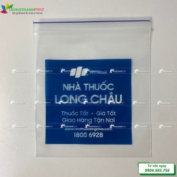 túi zipper đựng thuốc