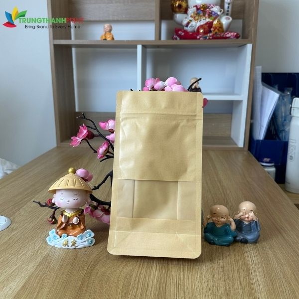 túi zip giấy kraft