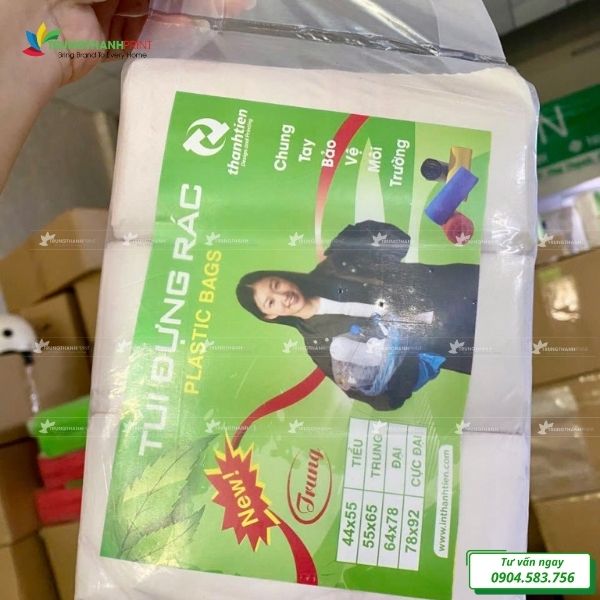 túi rác trắng