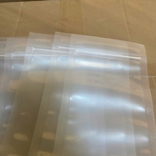 túi zip chỉ trắng