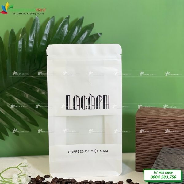 Túi zipper giấy in logo