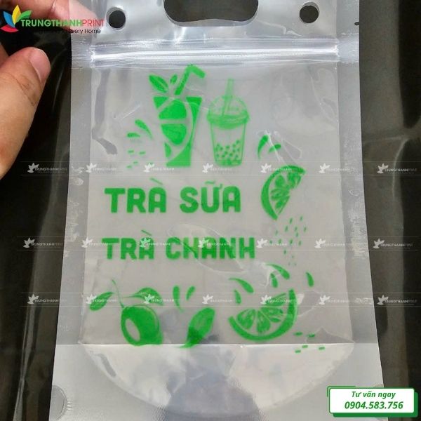túi zip đựng trà chanh