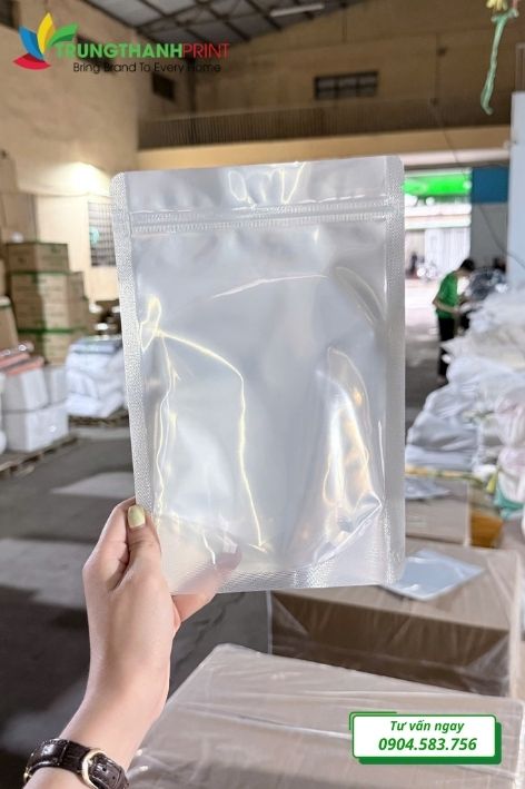 Túi zip tráng bạc một mặt