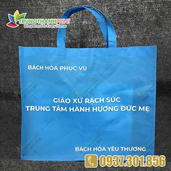 mẫu túi vải không dệt quà tặng in theo yêu cầu