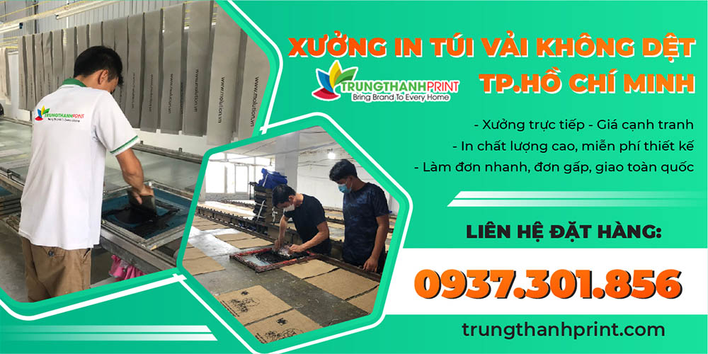 Công ty sản xuất túi vải không dệt giá rẻ uy tín HCM